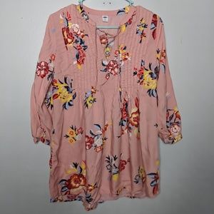 Women's Floral Tunic | Sz xs